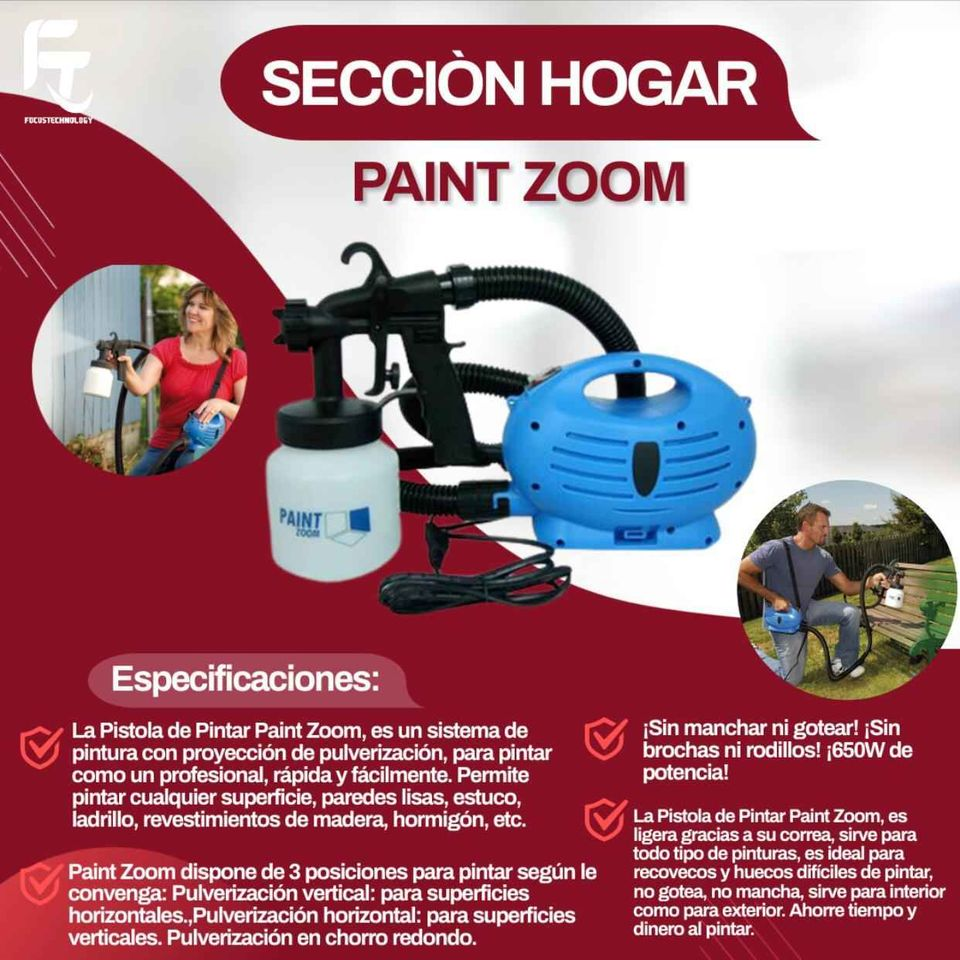 PAINT ZOOM MINI COMPRESOR PORTATIL - Imagen 7