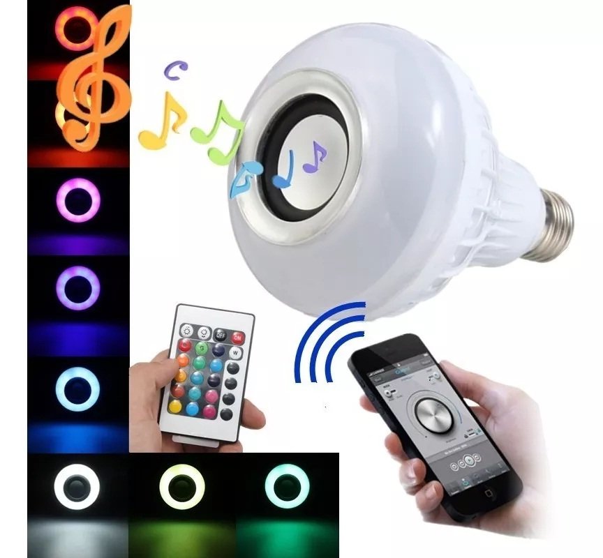 BOMBILLO A CONTROL REMOTO PARLANTE - Imagen 3