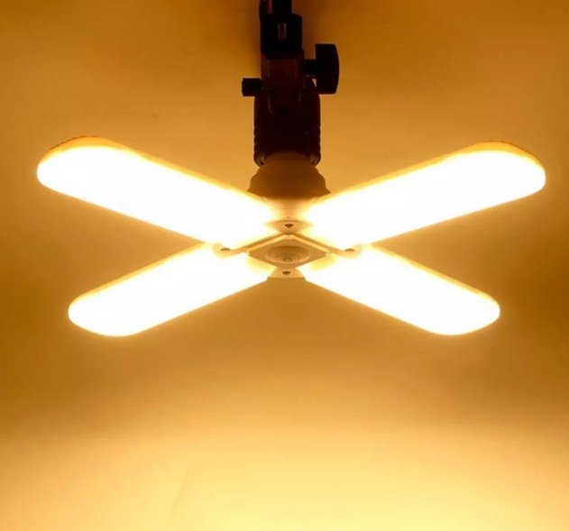 LAMPARA LED AHORRADORA 4 ASPAS - Imagen 3