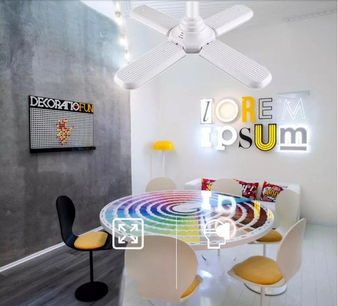 LAMPARA LED AHORRADORA 4 ASPAS - Imagen 4