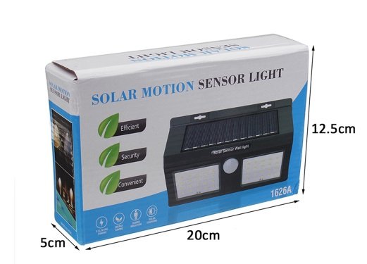 LAMPARA SOLAR DOBLE LED CON SENSOR - RECARGABLE - Imagen 8
