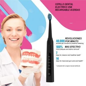 CEPILLO DENTAL ELECTRICO 5niveles USB (REBAJADO)