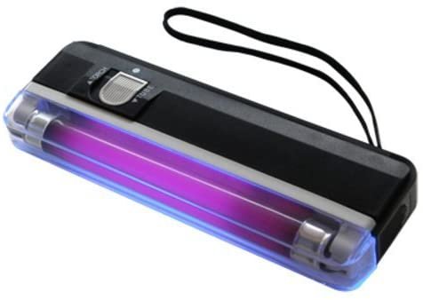 LAMPARA DETECTOR BILLETES FALSOS UV LINTERNA handhekd blackligth - Imagen 2