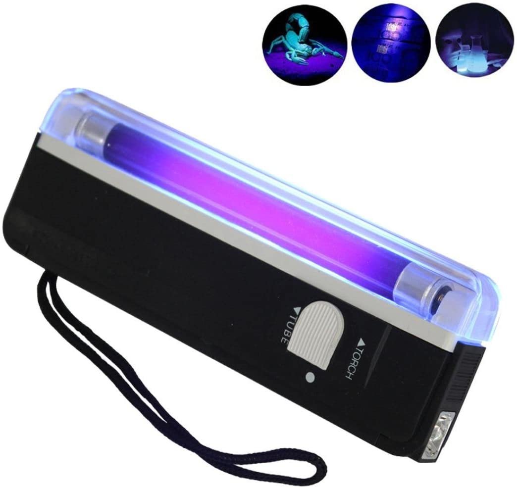 LAMPARA DETECTOR BILLETES FALSOS UV LINTERNA handhekd blackligth - Imagen 7