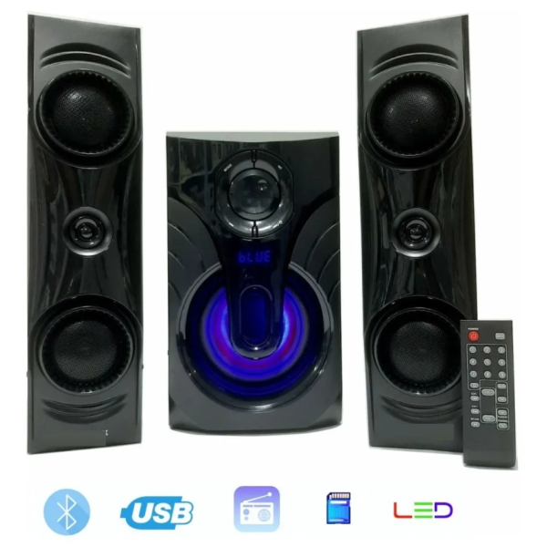 TEATRO EN CASA 2.1 Bluetooth, USB, FM, SD NIATEC 1253