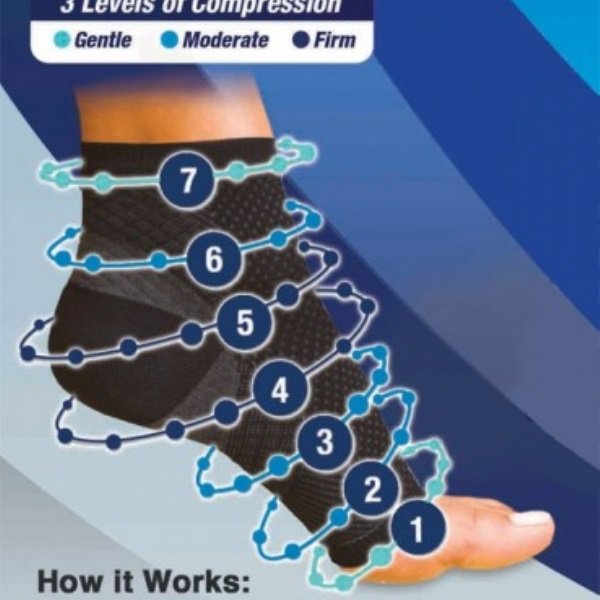 FAJA MEDIAS DEPORTIVAS PAR T4 FOOT ANGEL - Imagen 3