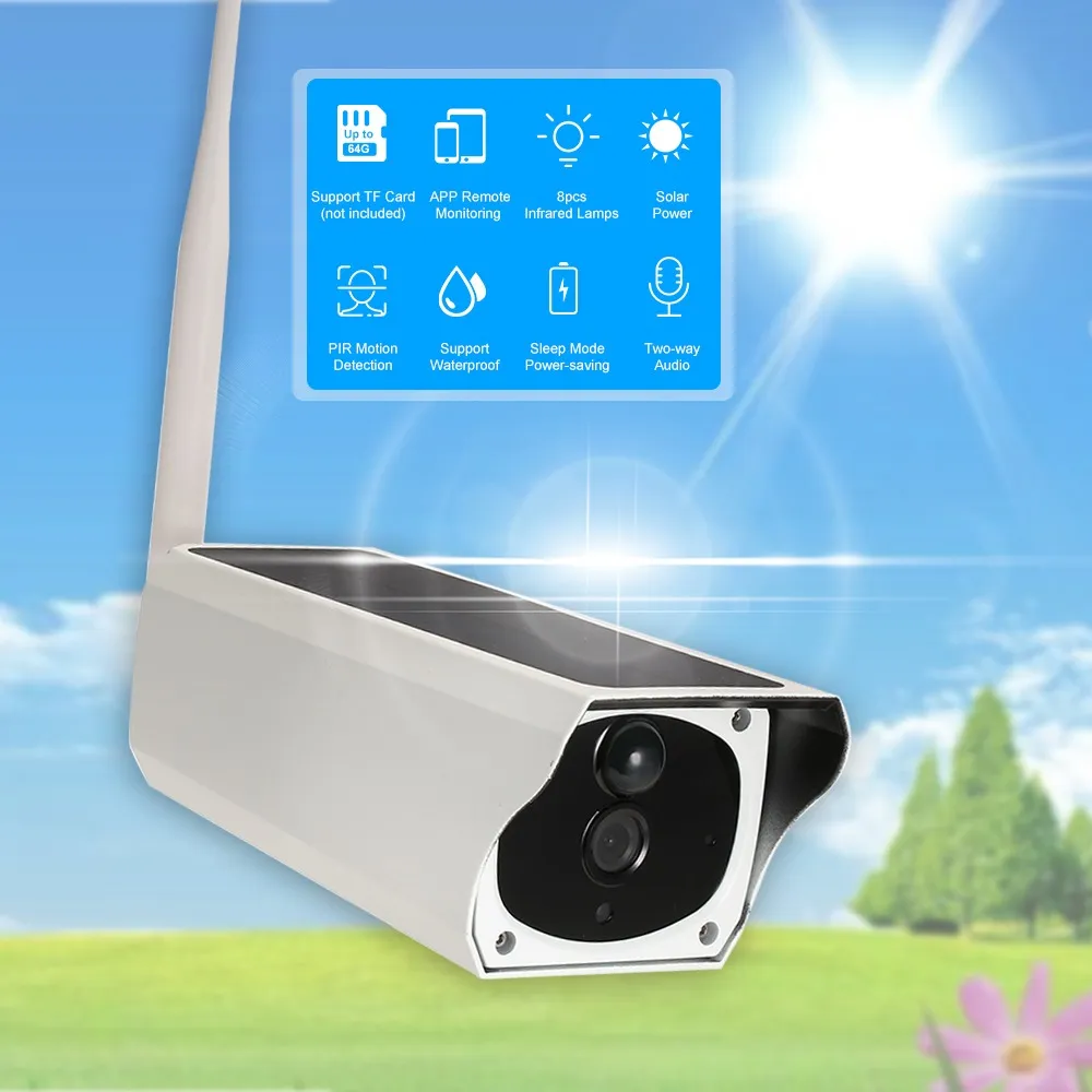 CÁMARA SEGURIDAD SOLAR WIFI ES-R8K - Imagen 4