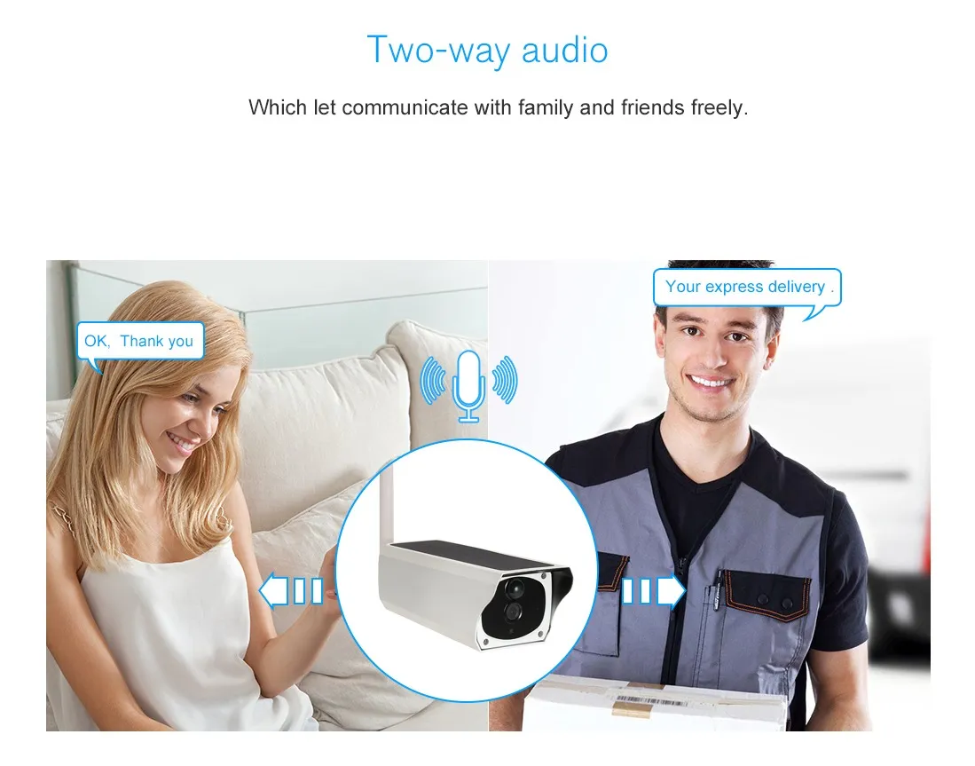 CÁMARA SEGURIDAD SOLAR WIFI ES-R8K - Imagen 5