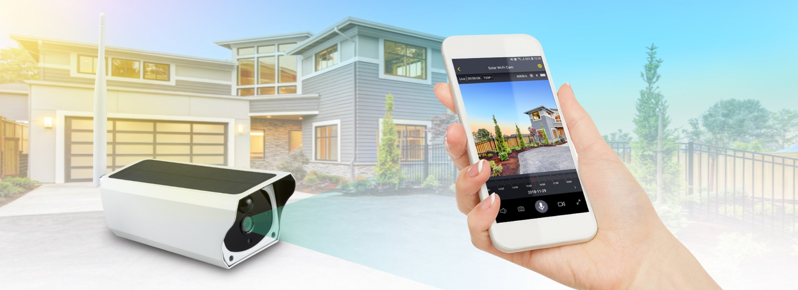 CÁMARA SEGURIDAD SOLAR WIFI ES-R8K - Imagen 9