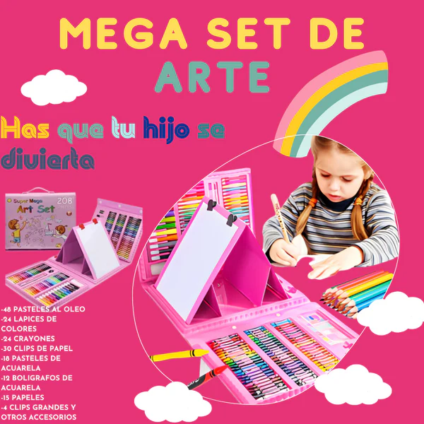 KIT DE DIBUJO ART SET208 - Imagen 8