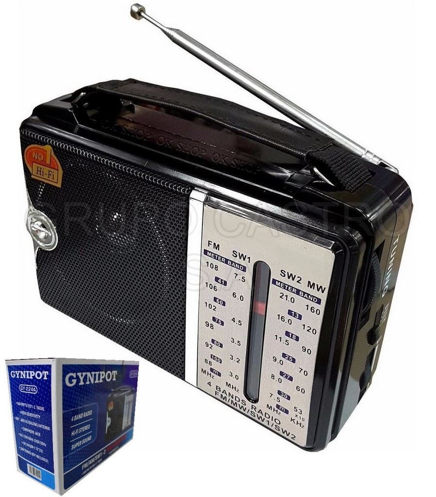 RADIO AM FM 4Band portable Radio GY224A