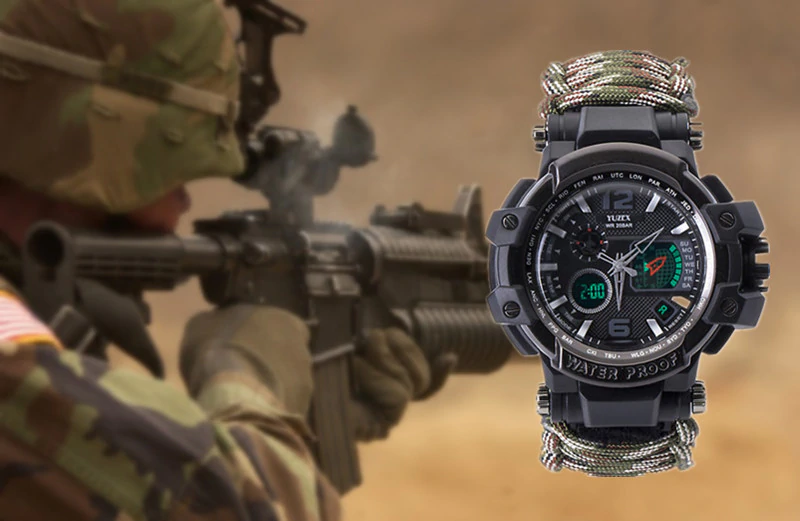 RELOJ TACTICO SUPERVIVENCIA g6 - Imagen 3