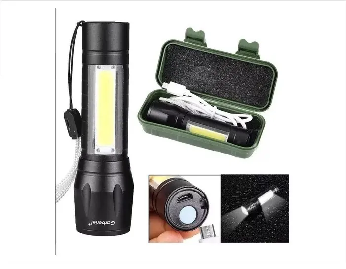 LINTERNA CAMPING TACTICA T6-30 Recargable Ultra Light - Imagen 5