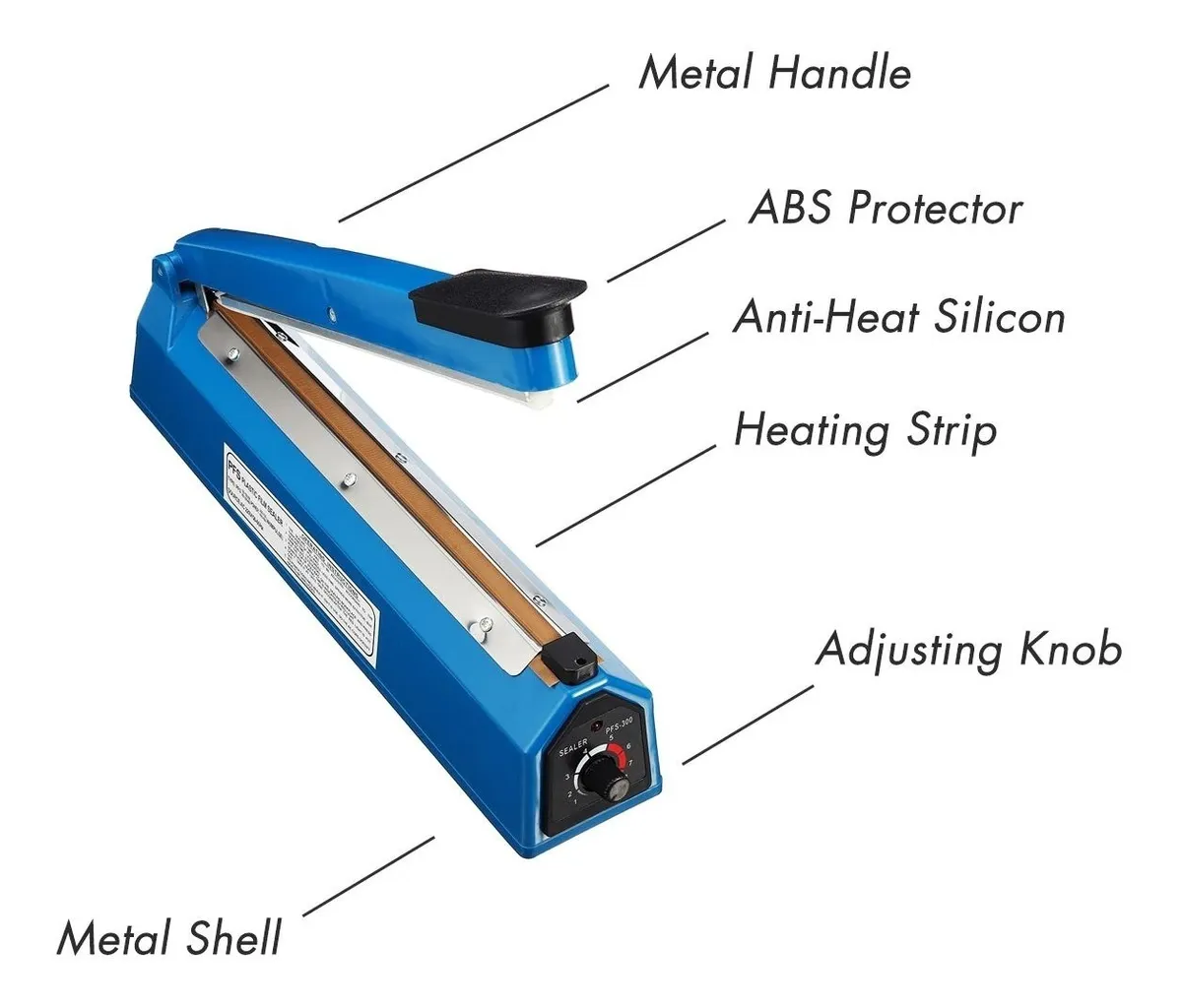 SELLADORA de bolsas 20cm impulse sealer - Imagen 4