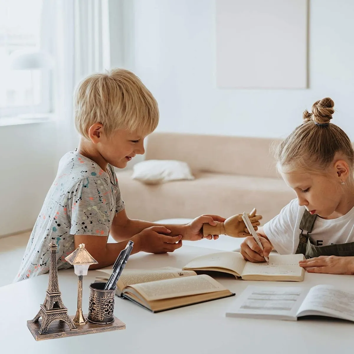 CAJA TORRE EIFFEL LAMPARA ESCRITORIO - Imagen 6
