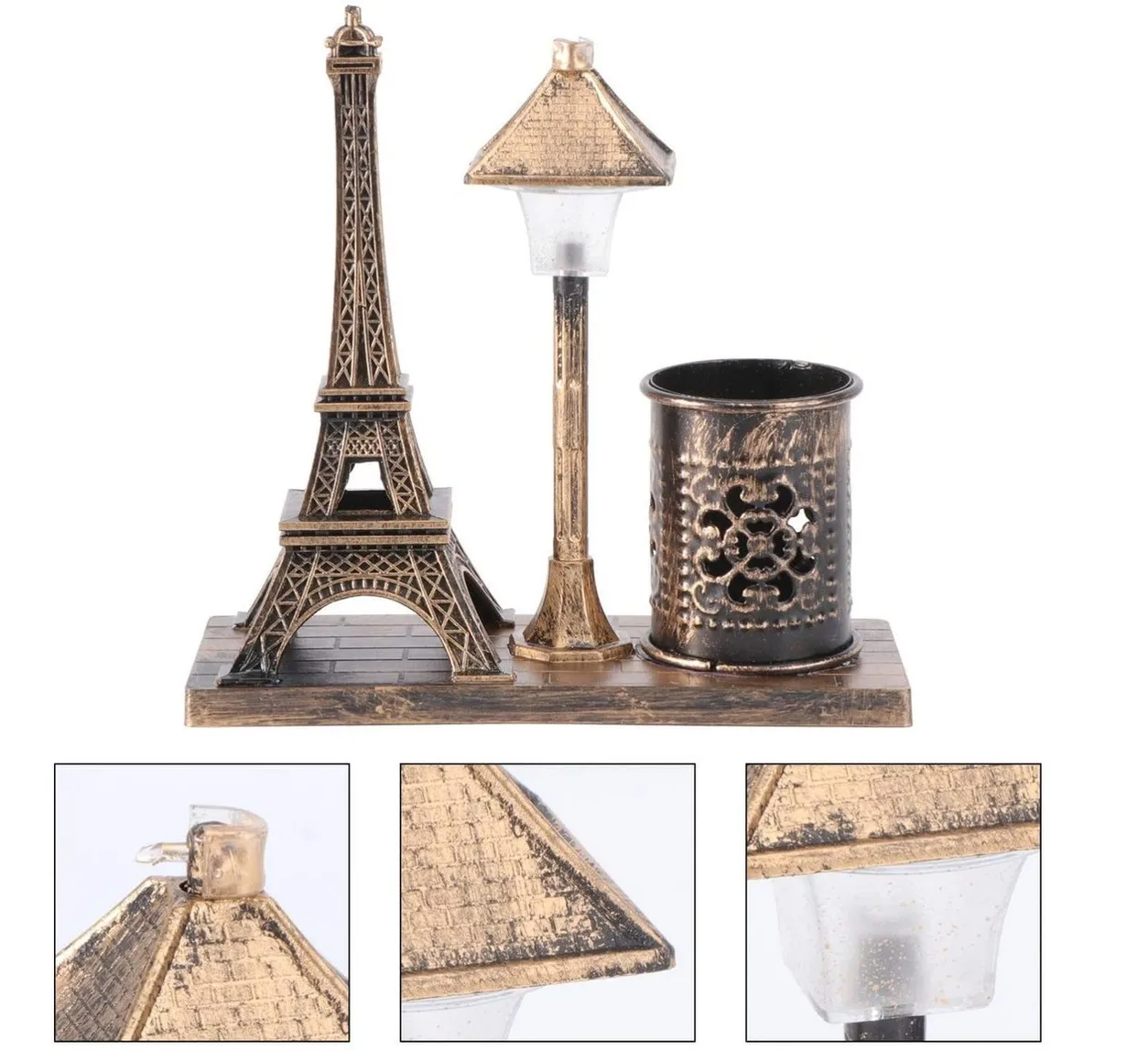 CAJA TORRE EIFFEL LAMPARA ESCRITORIO - Imagen 4