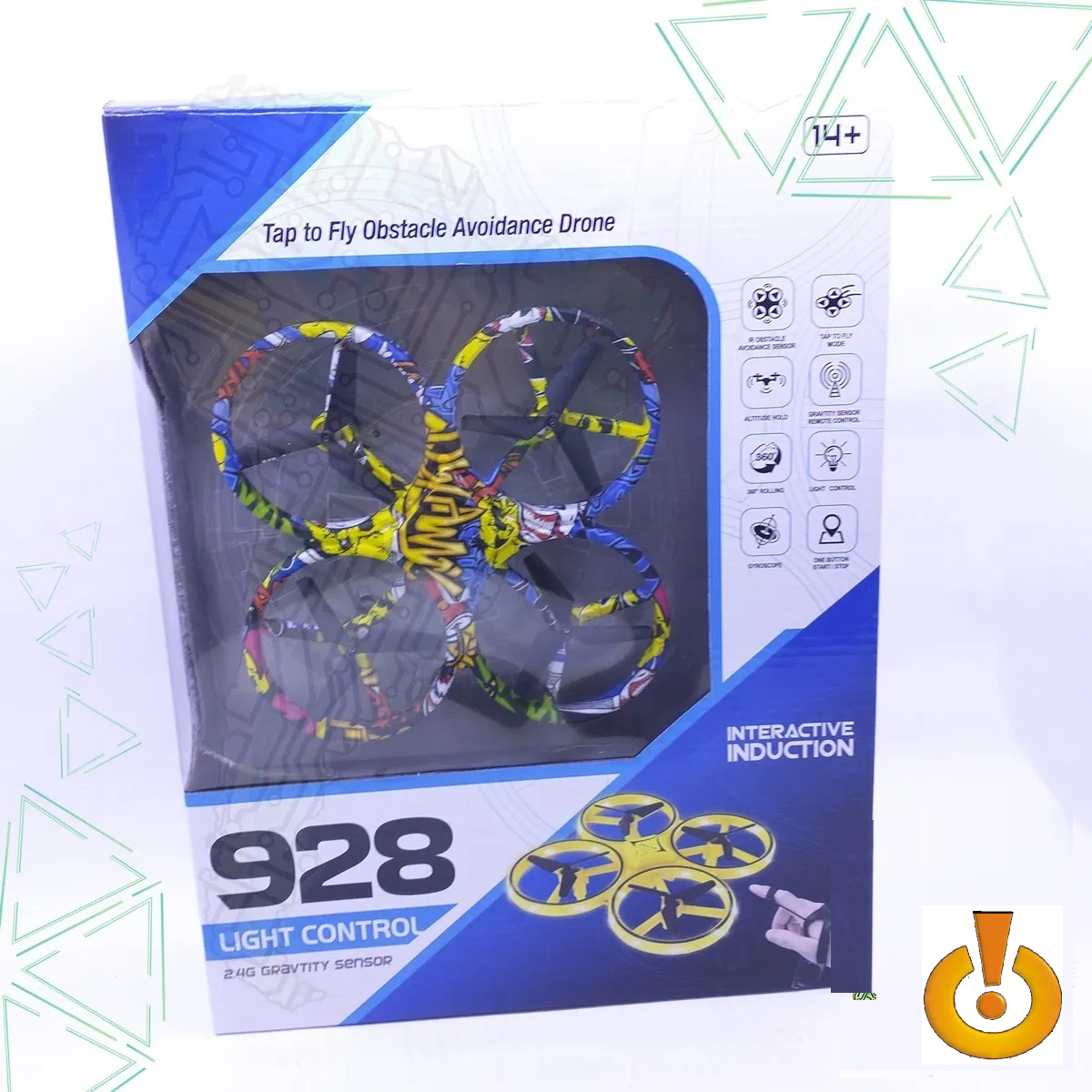 DRONE 928 control dedos infrarojo - Imagen 2