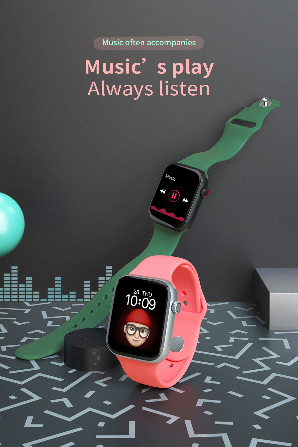 RELOJ SMARTWATCH7 Z33 BT 1,44 pulg-salud pista FitPro - Imagen 3