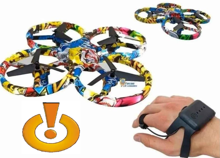 DRONE 928 control dedos infrarojo