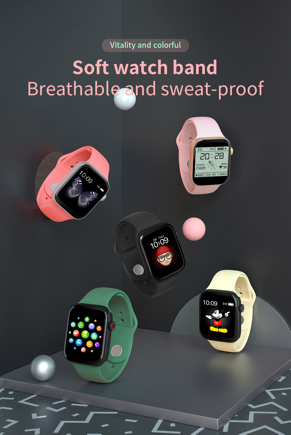 RELOJ SMARTWATCH7 Z33 BT 1,44 pulg-salud pista FitPro - Imagen 6