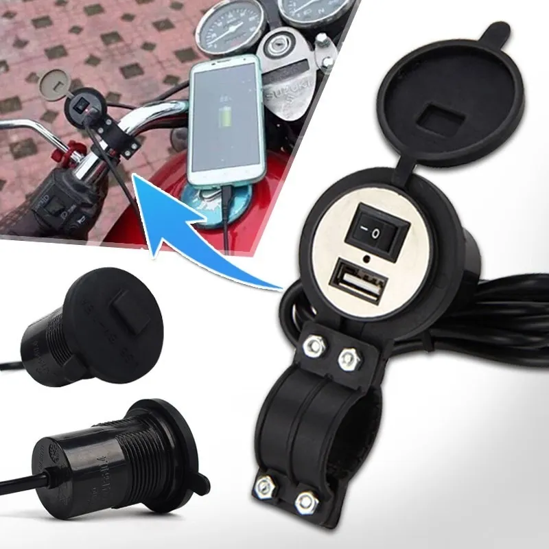 Pericia calcetines sonido CARGADOR USB PARA CELULAR IMPERMEABLE PARA MOTOCICLETA | TIENDA Oi