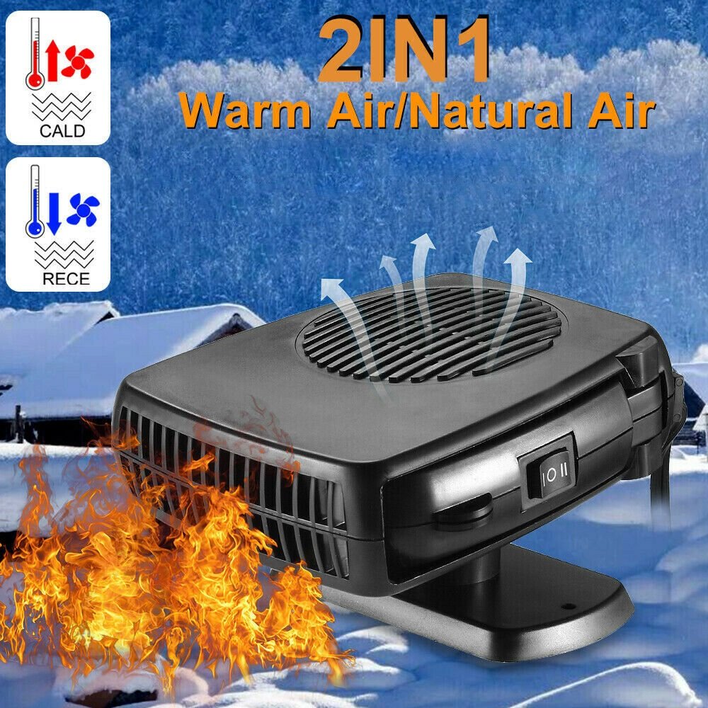 VENTILADOR ANTIEMPAÑANTE CALEFACARTOR 2EN1 CAR FAN HEATER - Imagen 7
