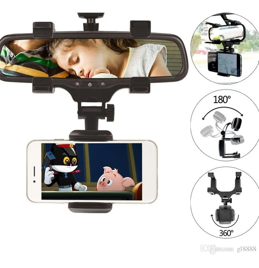 GANCHO SOPORTE CELULAR ESPEJO RETROVISOR