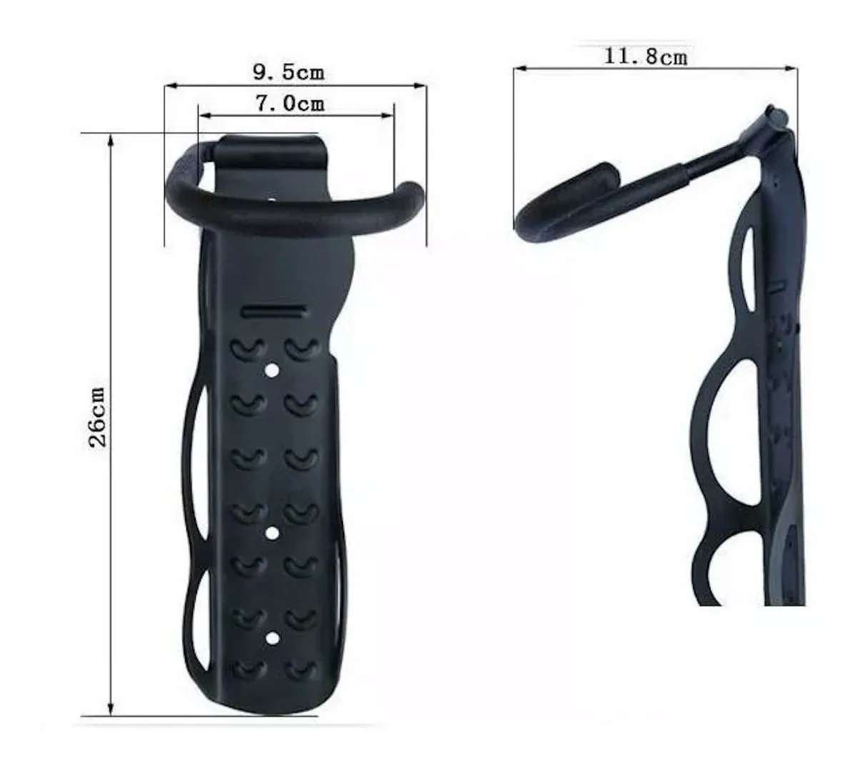 SOPORTE ACERO PARED GANCHO PORTA BICICLETA - Imagen 2