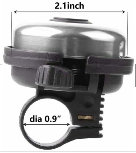 TIMBRE CAMPANA MECANICO BICICLETA antigua - Imagen 2