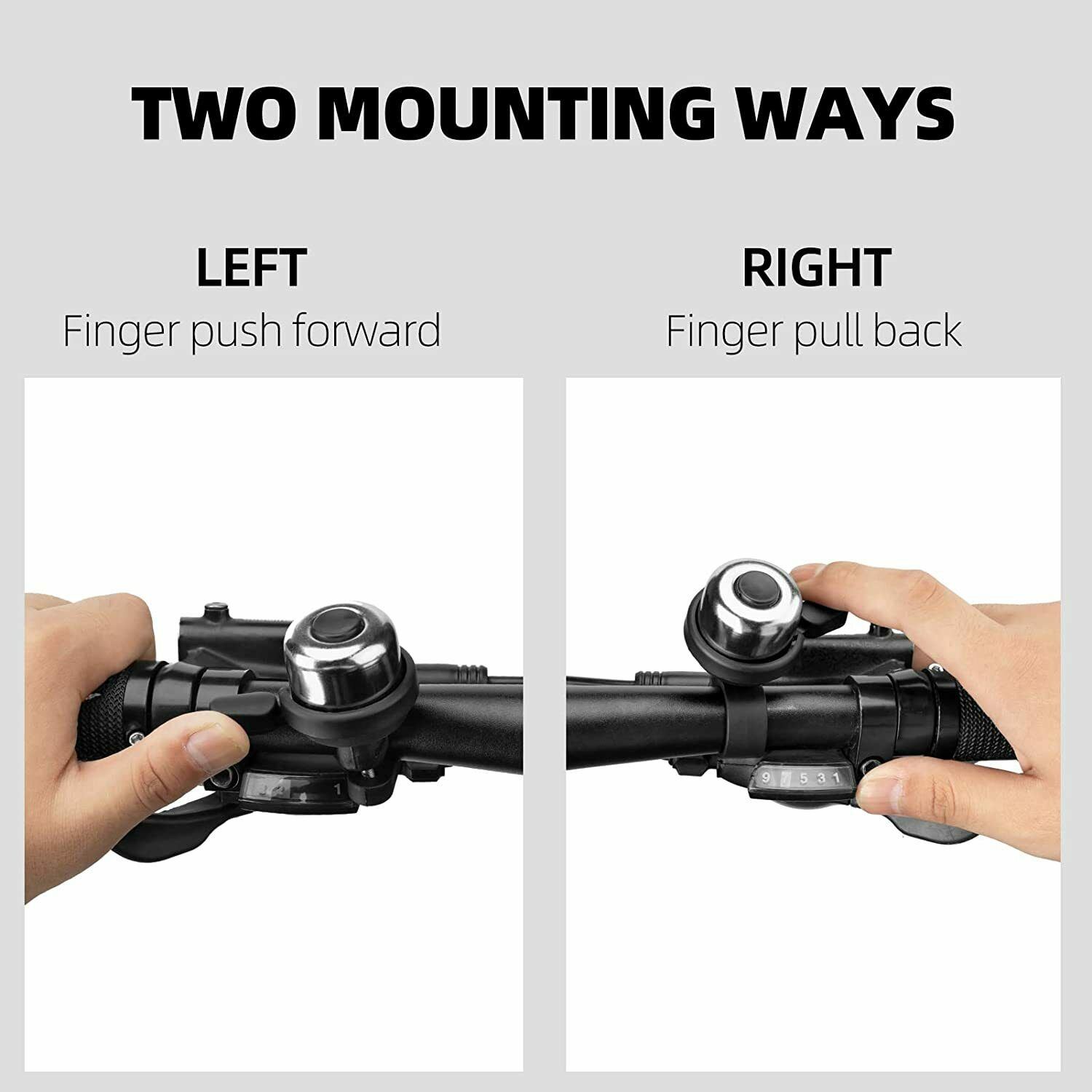 TIMBRE CAMPANA MECANICO BICICLETA antigua - Imagen 6