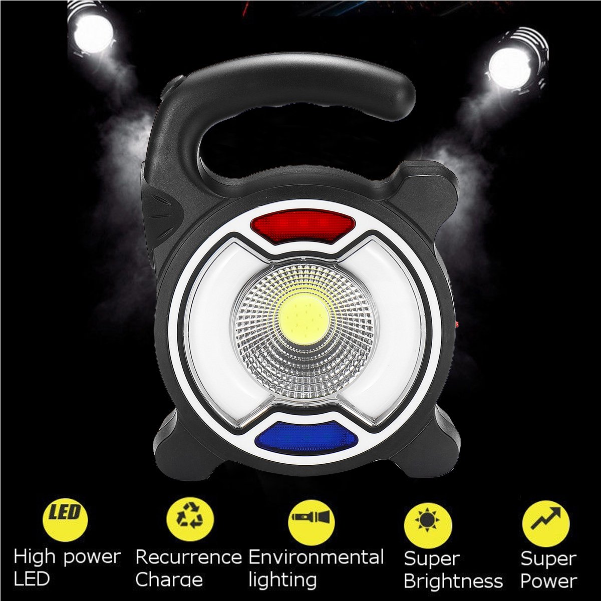 LINTERNA LED RECARGABLE SOLAR - Imagen 8