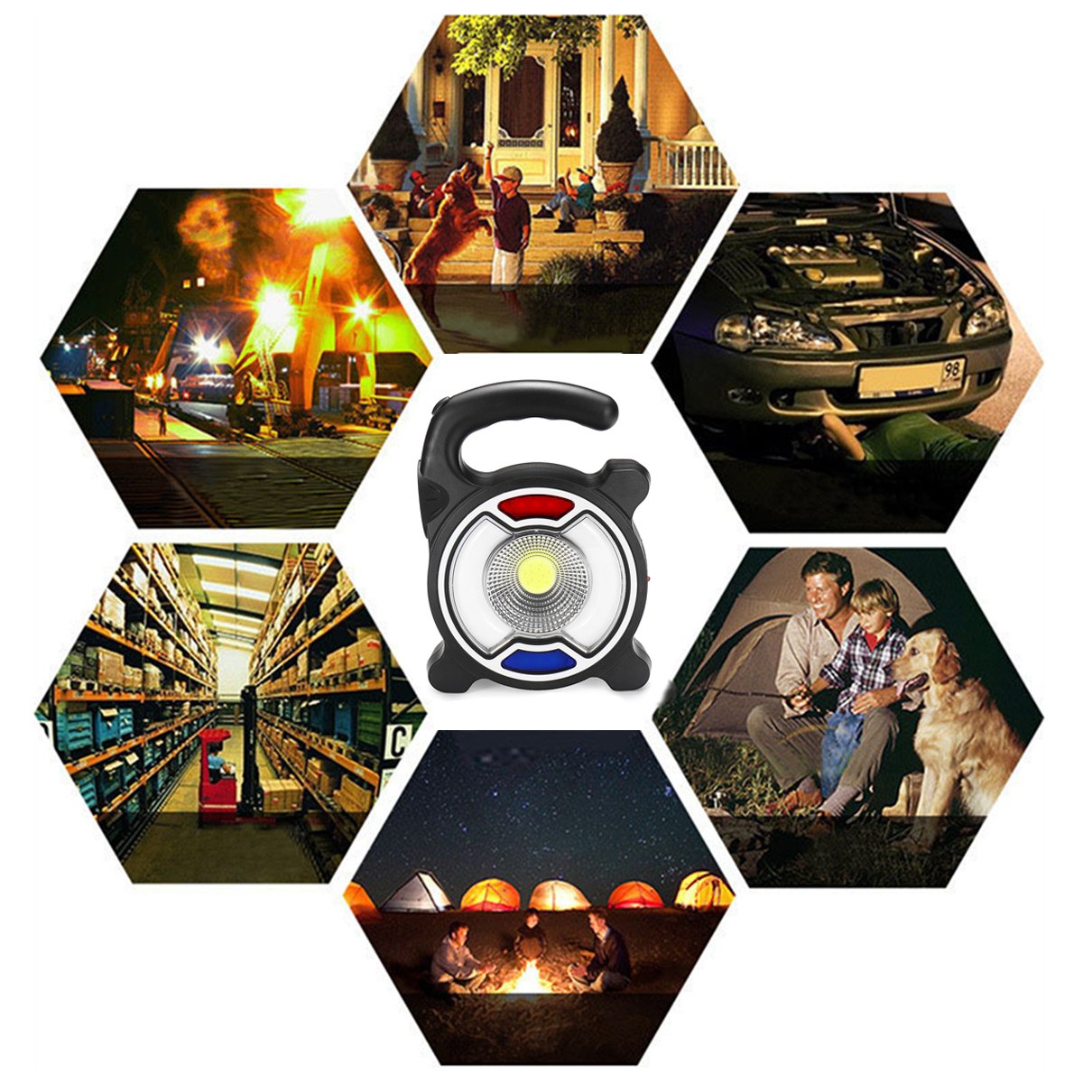 LINTERNA LED RECARGABLE SOLAR - Imagen 10