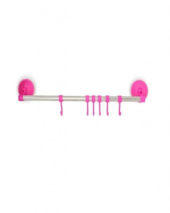 COLGADOR PARED SEIS GANCHOS ventosa - Imagen 3