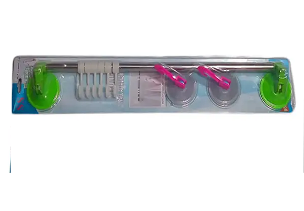 COLGADOR PARED SEIS GANCHOS ventosa - Imagen 5