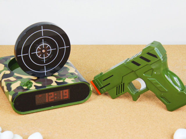 RELOJ DESPERTADOR GUNALARMA LENTE clock bf1821 - Imagen 6