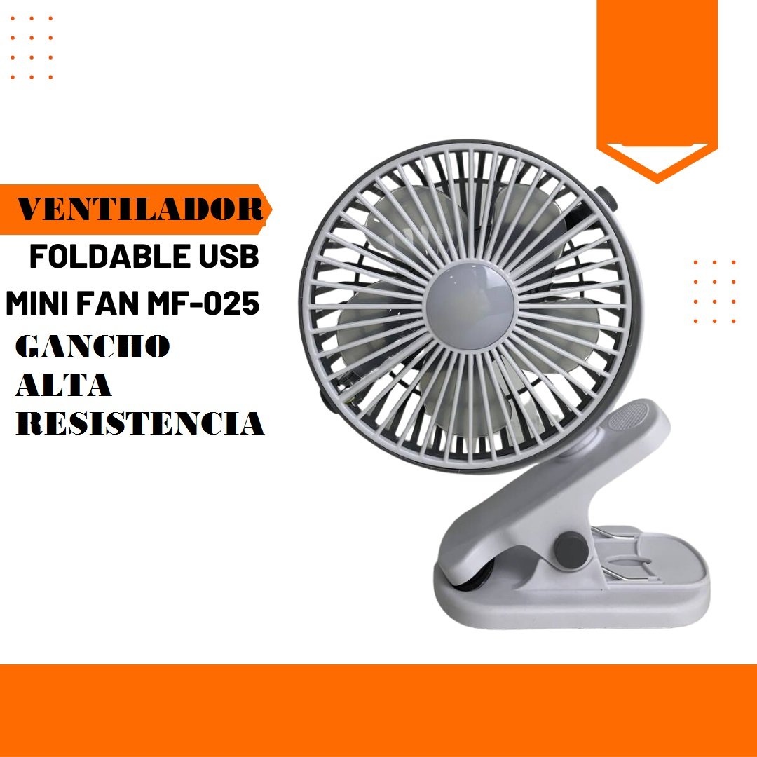 VENTILADOR Gancho usb mf-025