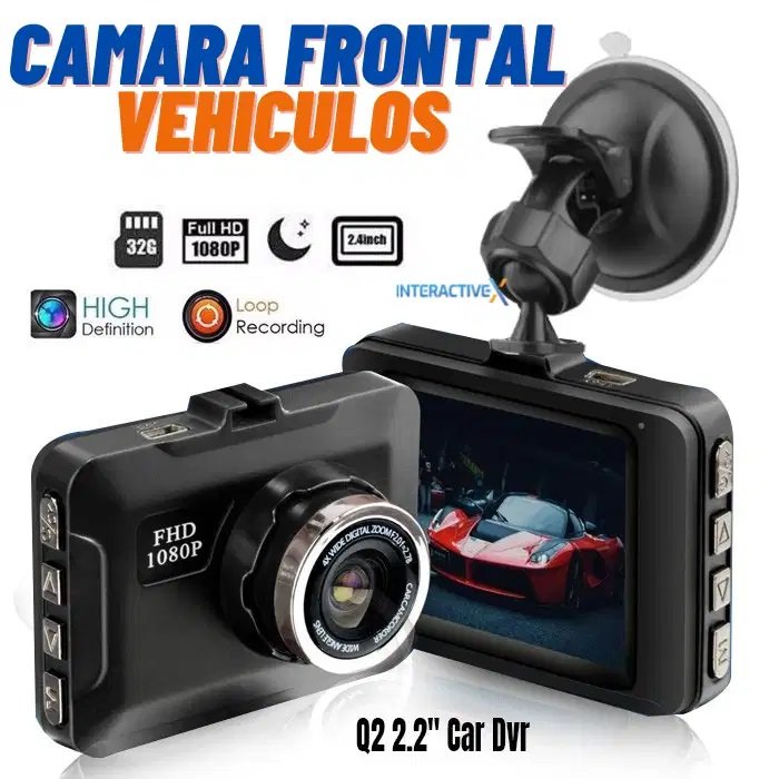 CÁMARA AUTO PORTÁTIL MANUAL HD DVR Q2