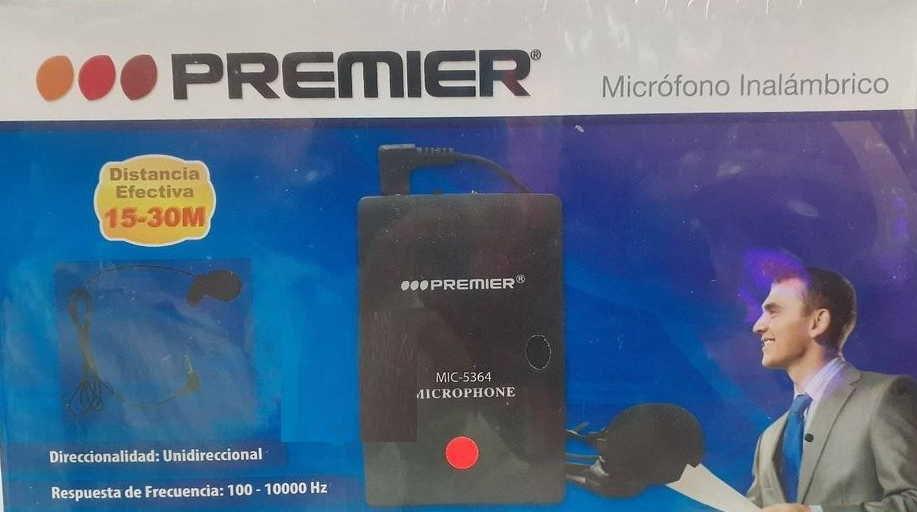 MICROFONO INHALAMBRICO ESTEREO SOLAPA Premier mic-5364 15a30m - Imagen 8
