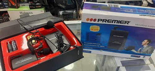 MICROFONO INHALAMBRICO ESTEREO SOLAPA Premier mic-5364 15a30m - Imagen 5