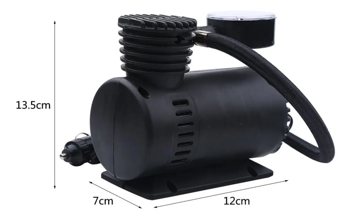 COMPRESOR AIRE mini inflador 12v tipo economico - Imagen 5
