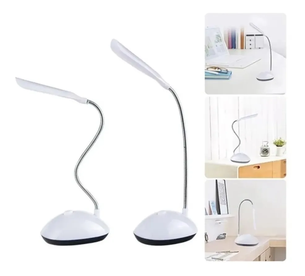 LAMPARA ESCRITORIO LED PILAS Economica