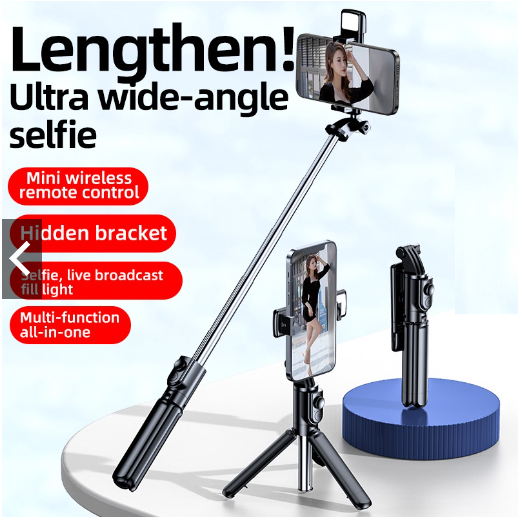 PALO DE SELFIE BLUETOOTH LED v05s con tripode - Imagen 3