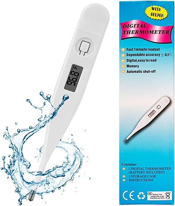 TERMÓMETRO DIGITAL Punta flexible oral axila