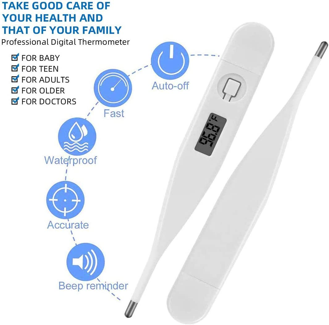 TERMÓMETRO DIGITAL Punta flexible oral axila - Imagen 9