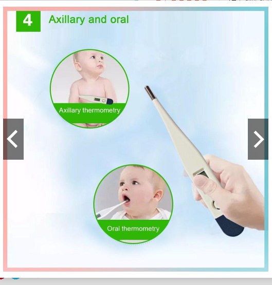 TERMÓMETRO DIGITAL Punta flexible oral axila - Imagen 7