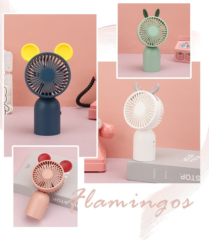 VENTILADOR PERSONAL RECARGABLE USB mano diandi sq2240 - Imagen 3