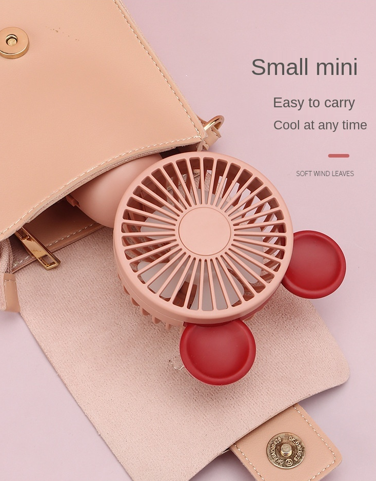 VENTILADOR PERSONAL RECARGABLE USB mano diandi sq2240 - Imagen 5
