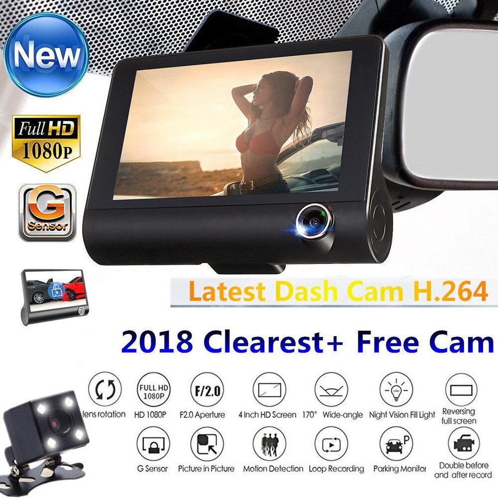 CÁMARA AUTO PORTATIL 3 LENTES JIANGENG full hd 1080p jg-x001 - Imagen 8