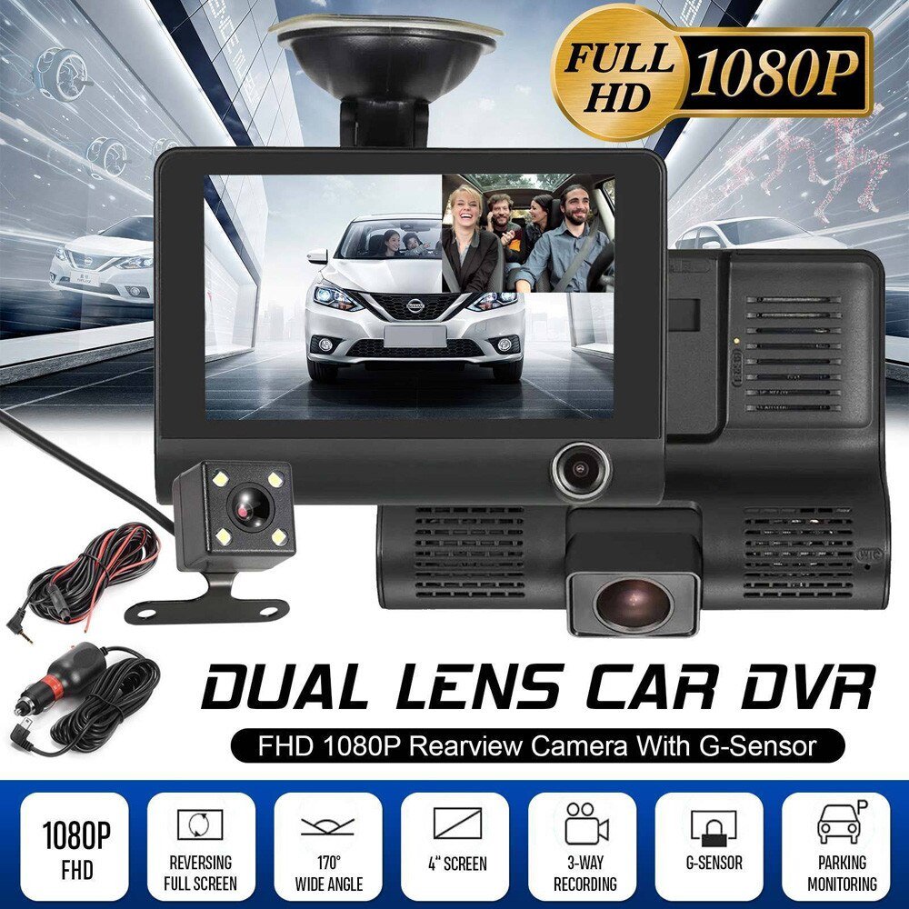CÁMARA AUTO PORTATIL 3 LENTES JIANGENG full hd 1080p jg-x001 - Imagen 4
