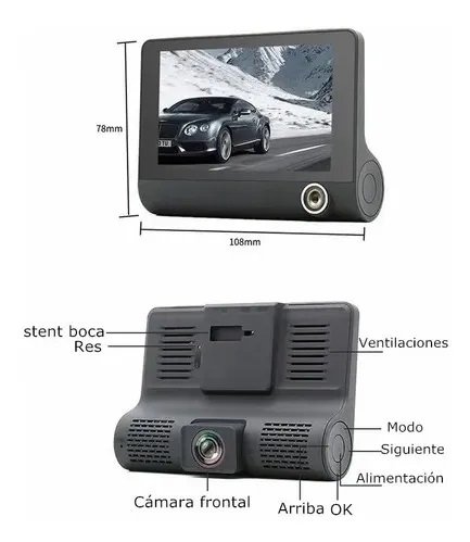 CÁMARA AUTO PORTATIL 3 LENTES JIANGENG full hd 1080p jg-x001 - Imagen 13